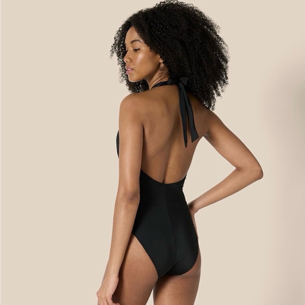 Black Halter Swimsuit
